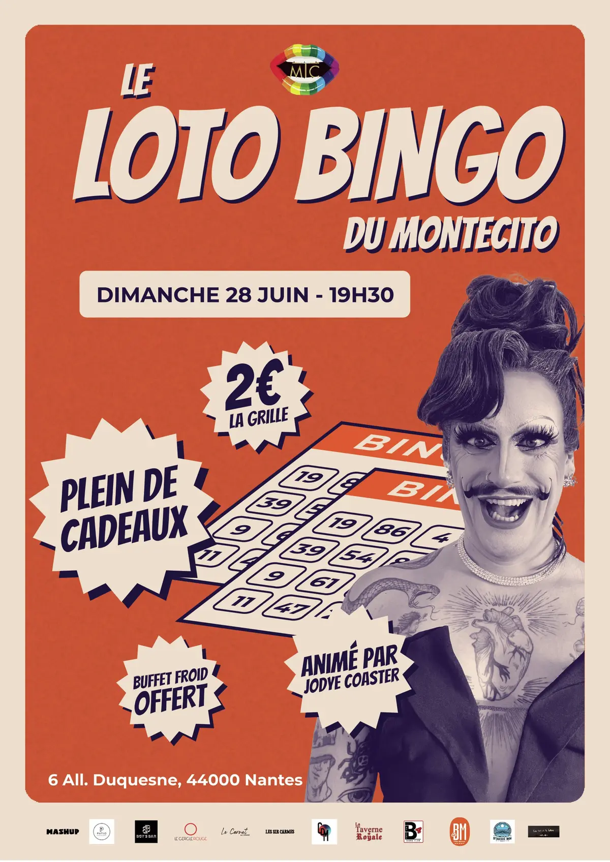 Loto bingo du Montécito avec Jodye Coaster