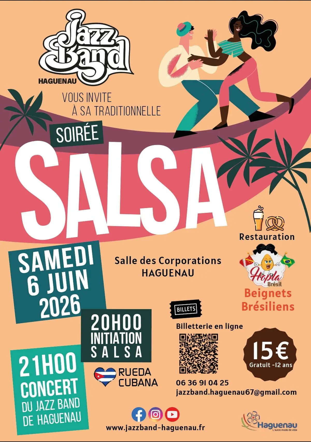 Soirée Salsa JazzBand Haguenau