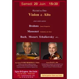 Récital en duo : violon & alto
