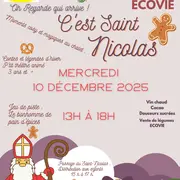 Fête de la Saint Nicolas ferme Écovie Kingersheim 