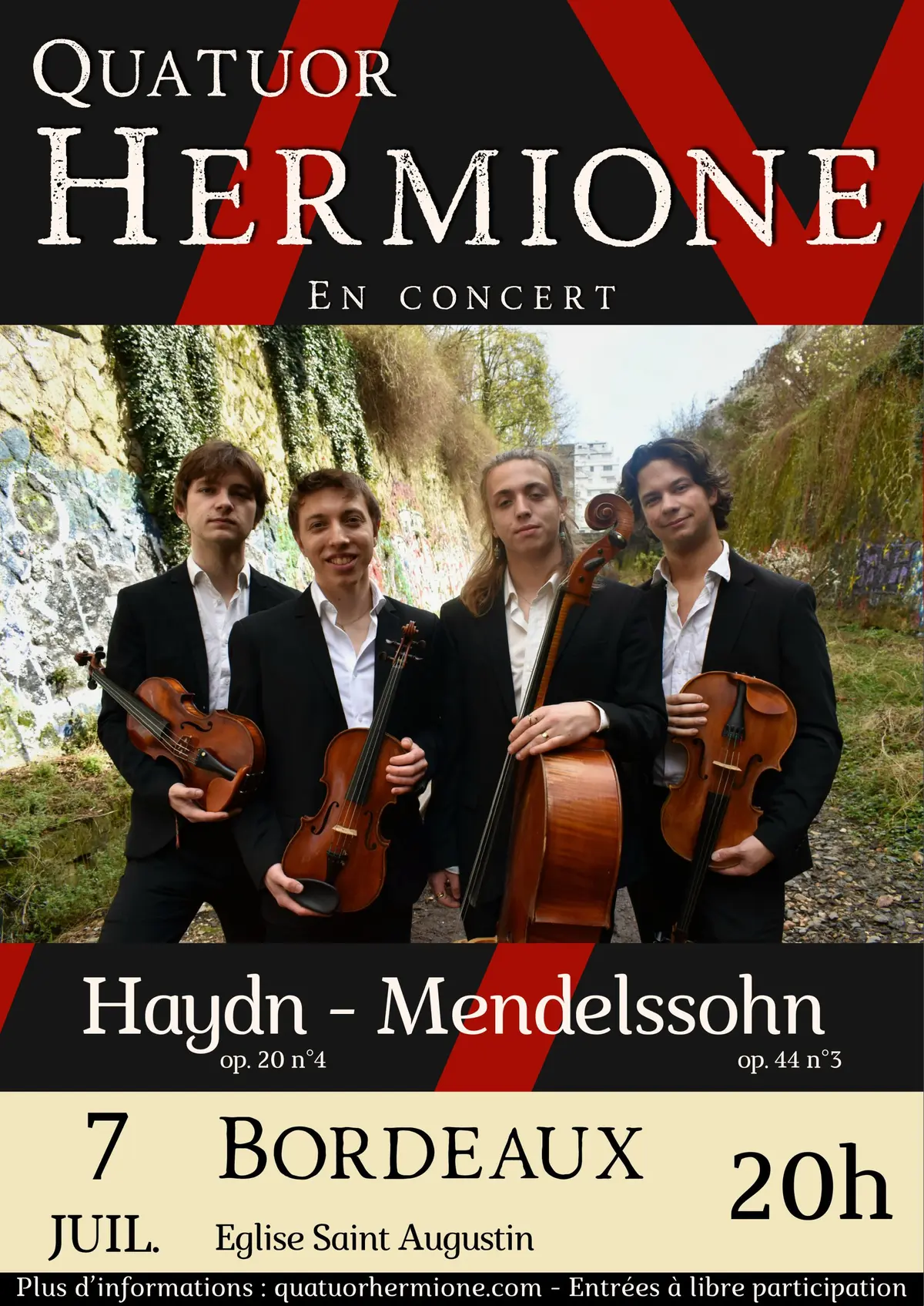 Concert quatuor Hermione 