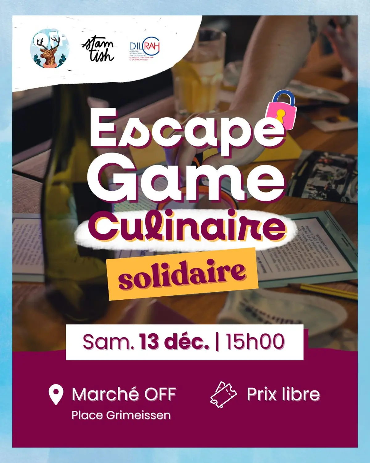 Escape Game Culinaire Solidaire