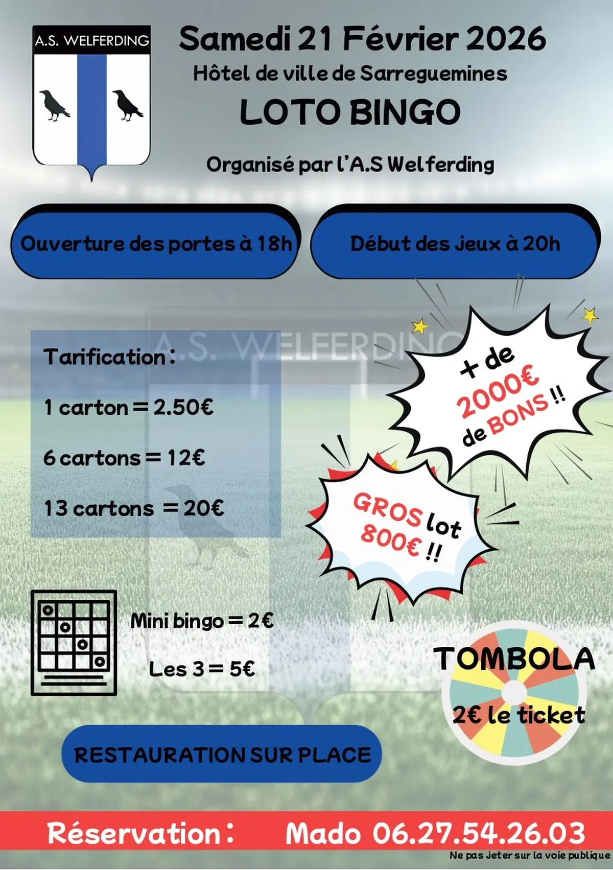 Loto bingo de l'as welferding