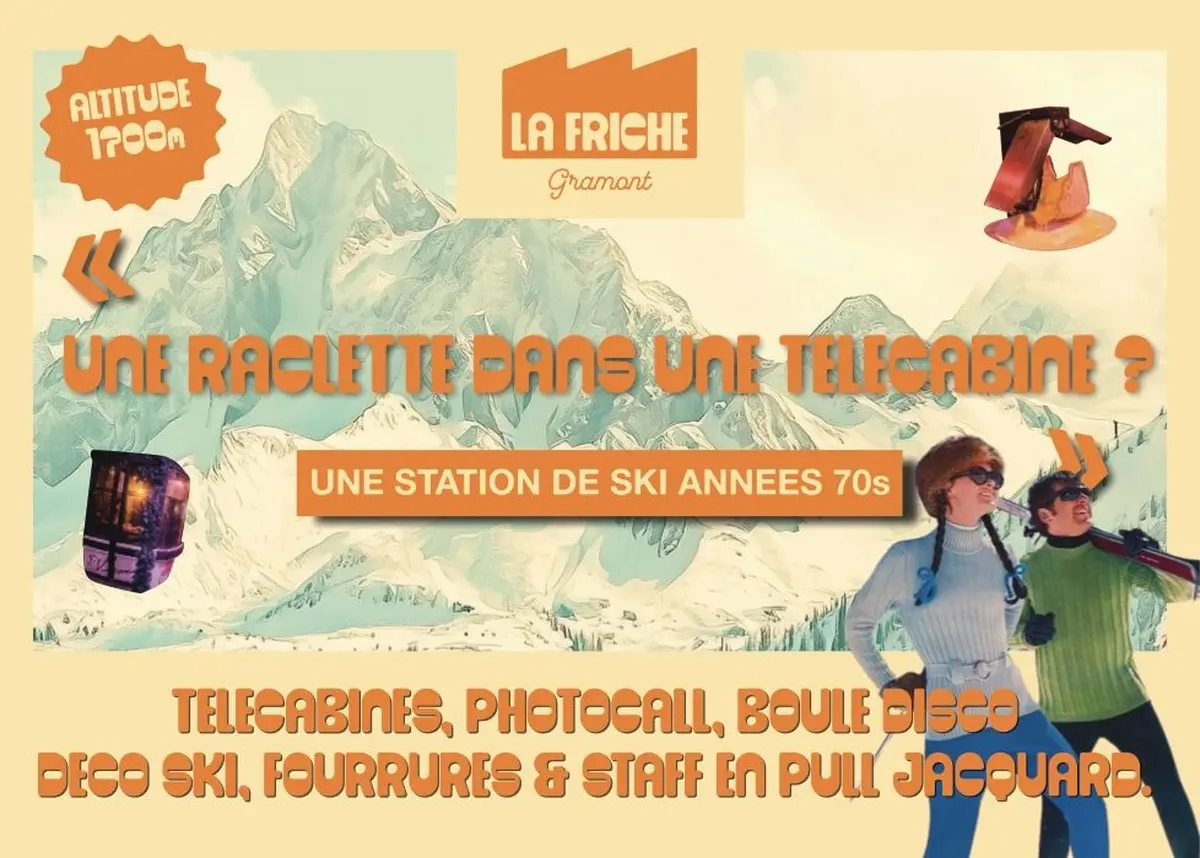 La Friche Gramont en mode station de ski disco 70’s