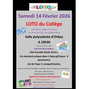 Loto du collège d'Orbey 