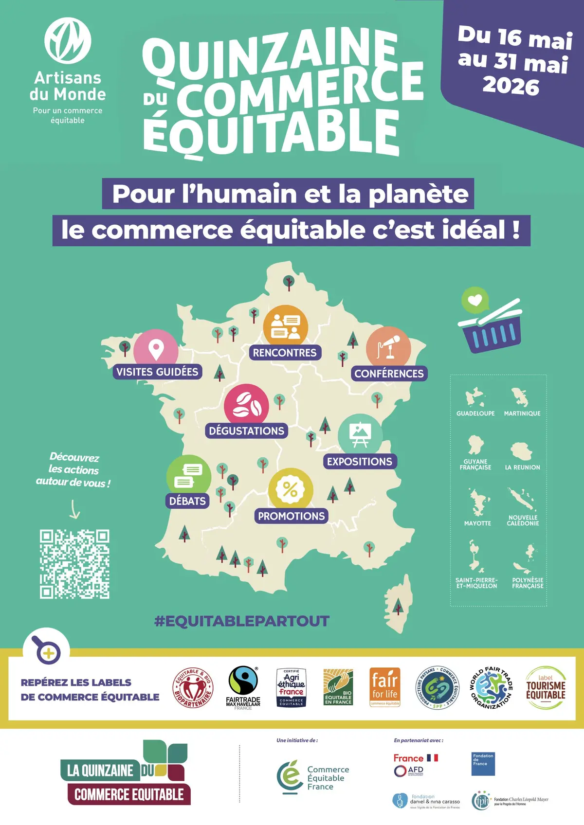 La Quinzaine du commerce équitable aux Artisans du Monde