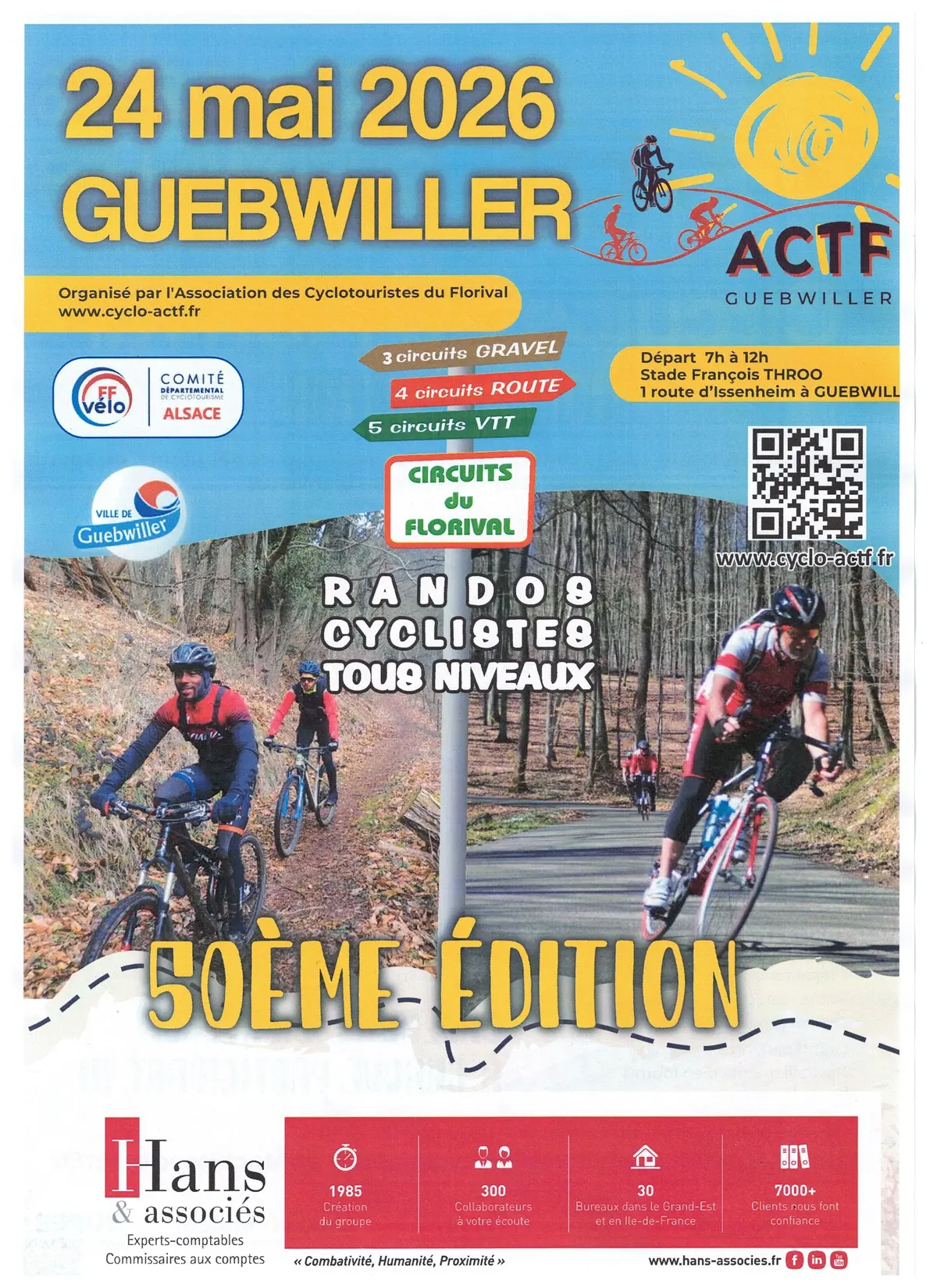 CYCLO: Les Circuits du Florival 50ème édition à GUEBWILLER