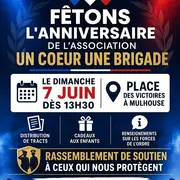 Mini fête en faveur des forces de l'ordre