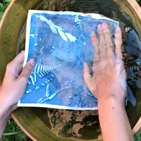 Atelier cyanotype : le petit peuple du jardin &copy; Château du Haut-Koenigsbourg