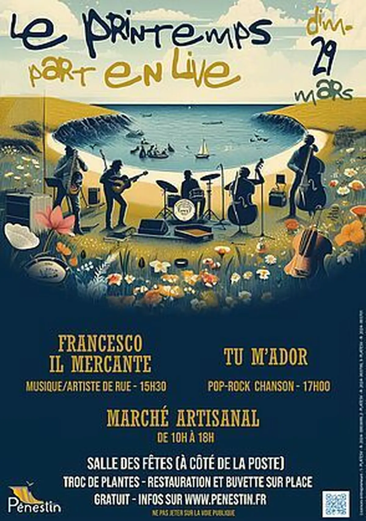 fête le printemps part en live