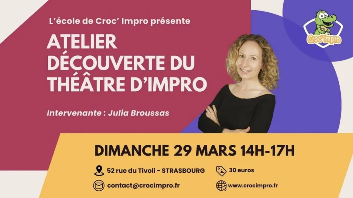 Atelier découverte du théâtre d’improvisation 