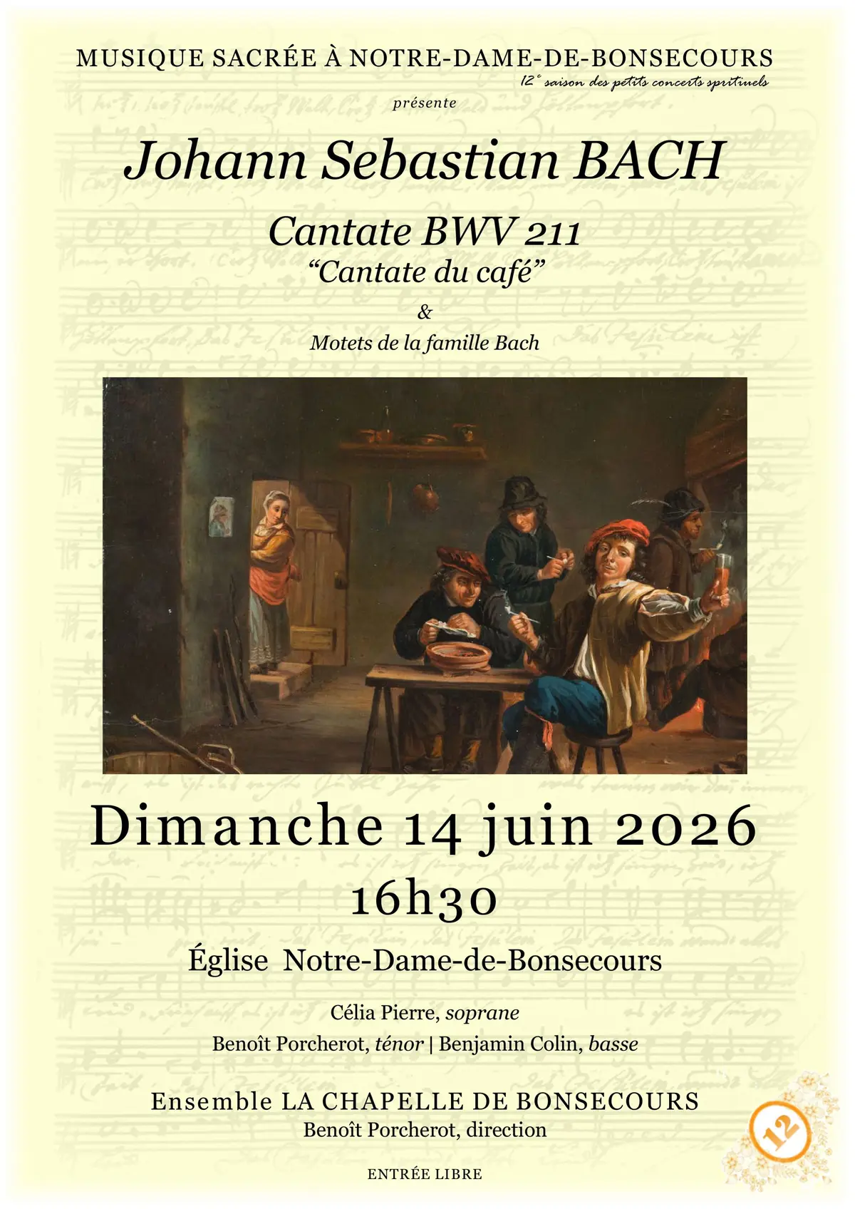 Cantate du café & Motets de la famille Bach
