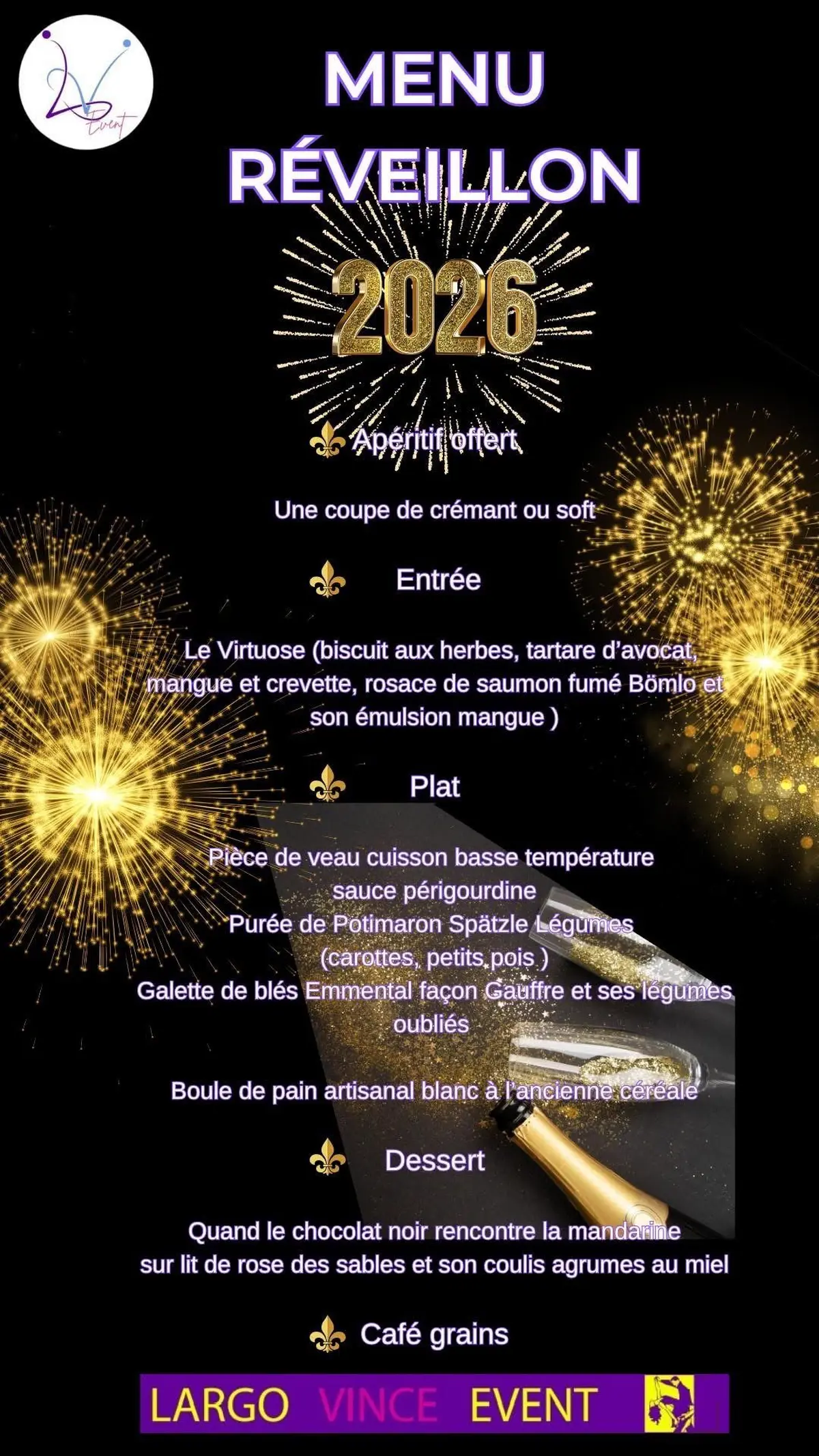 Repas Nouvel An dansant 