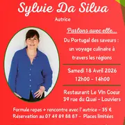 Venez manger avec l'autrice Sylvie Da Silva