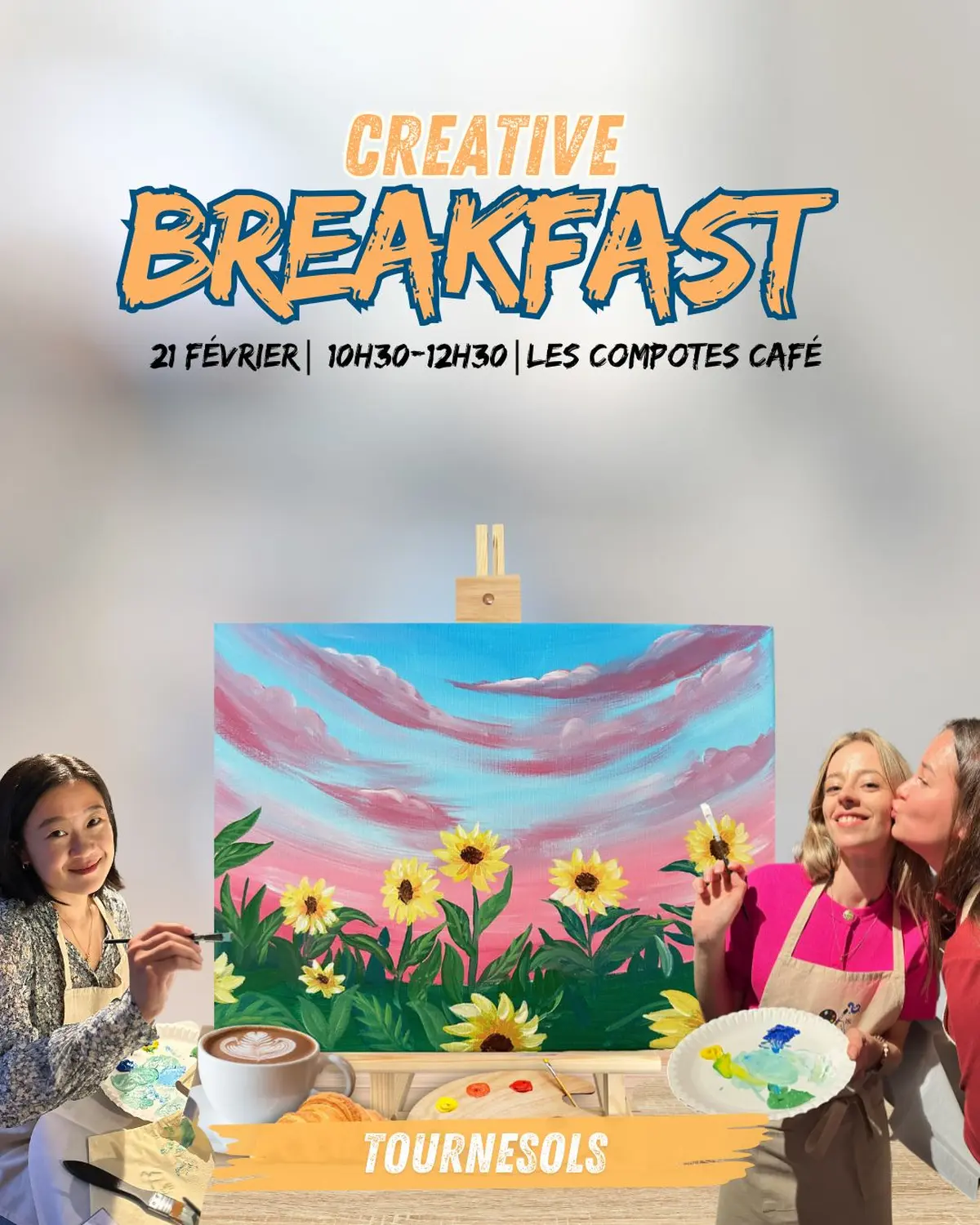 Atelier peinture « Tournesols »