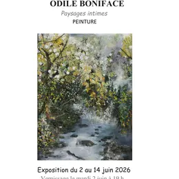 Exposition Paysages intimes, Odile BONIFACE