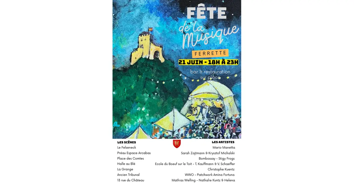 Fête de la musique 2026 à Ferrette