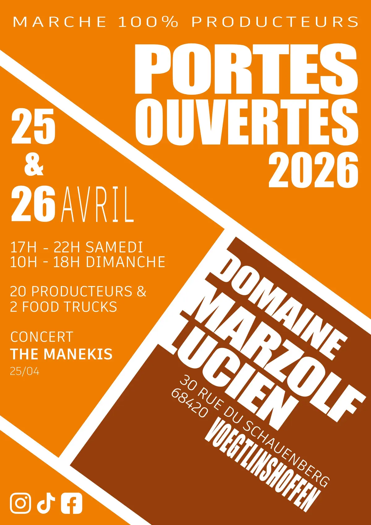 Portes ouvertes : Marché 100% producteurs
