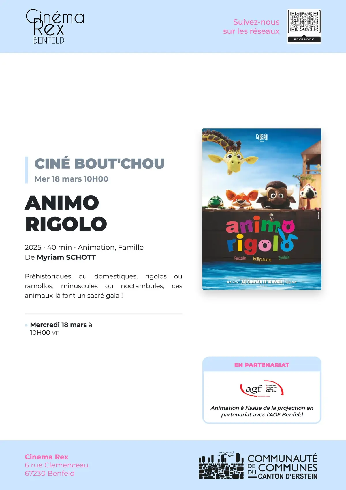 [Cinéma] Ciné Bout'Chou : Animo Rigolo