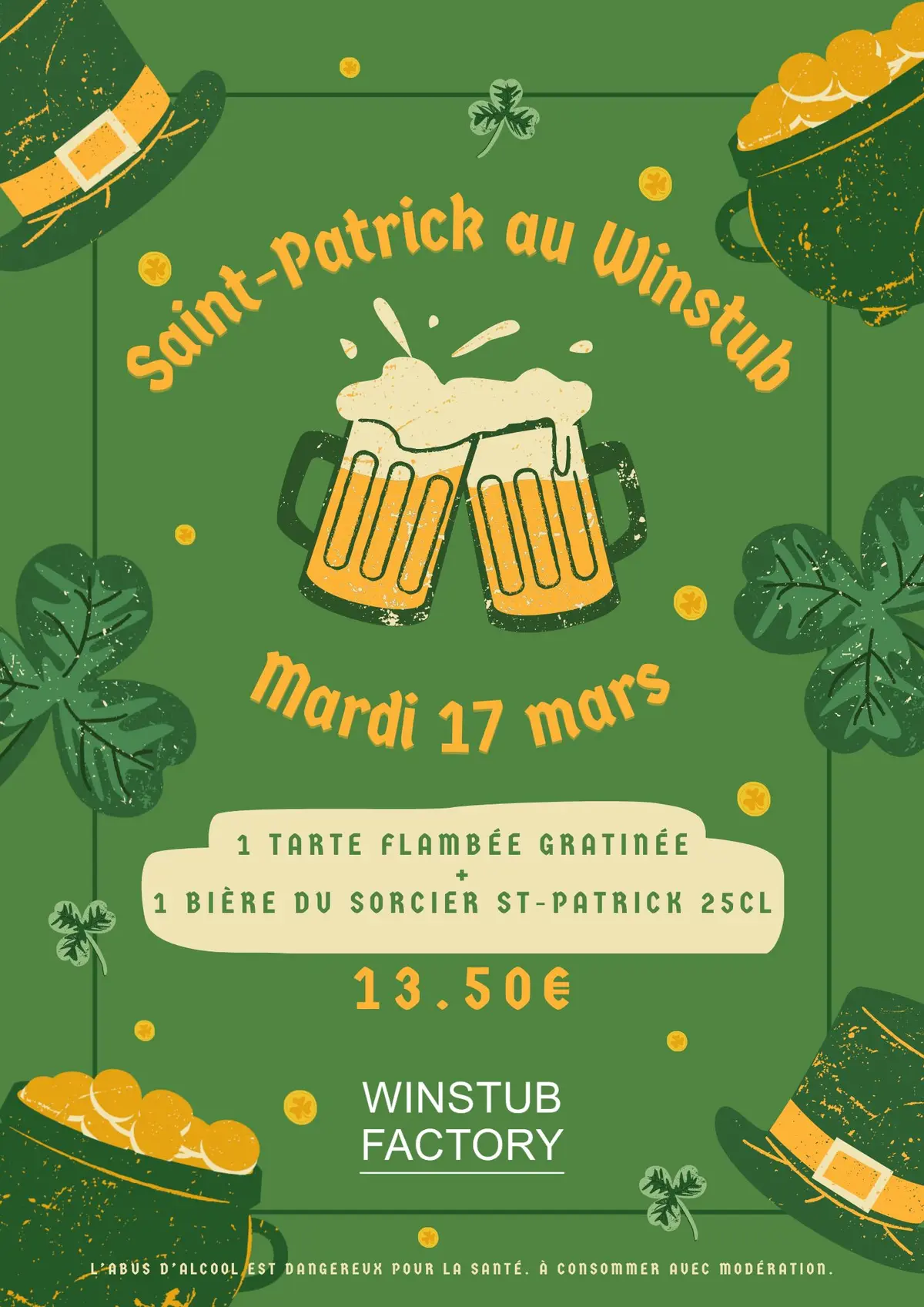 La Saint-Patrick au Winstub Factory