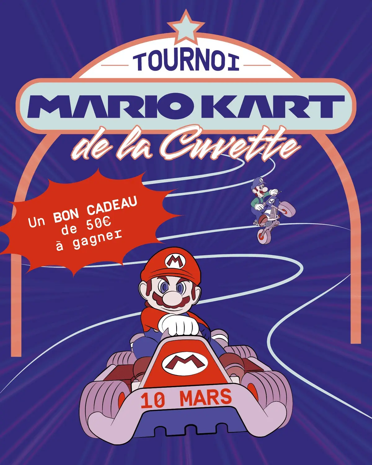 Mario Kart à la Cuvette !