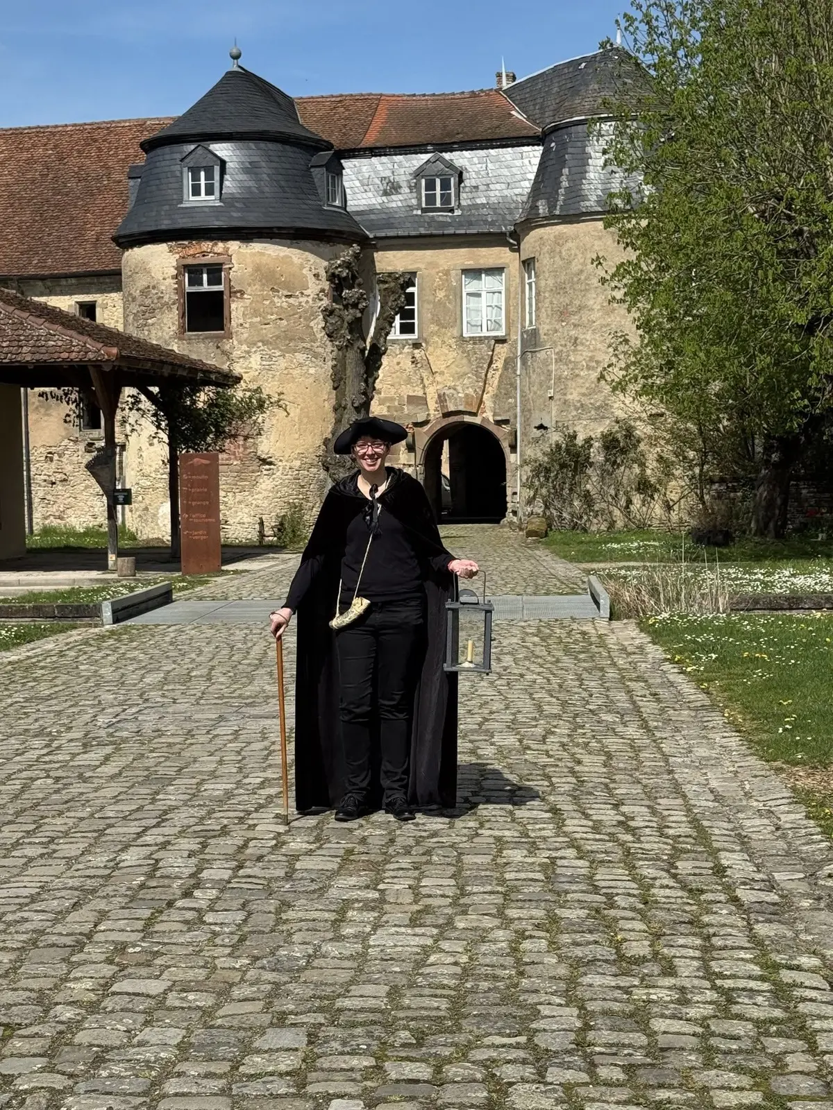 Ronde du veilleur de nuit sur le site castral de Lorentzen