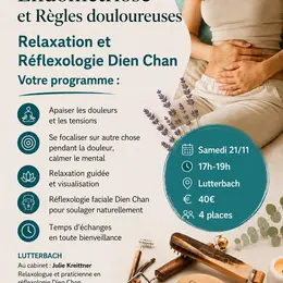 Atelier endométriose et règles douloureuses Soulager les maux