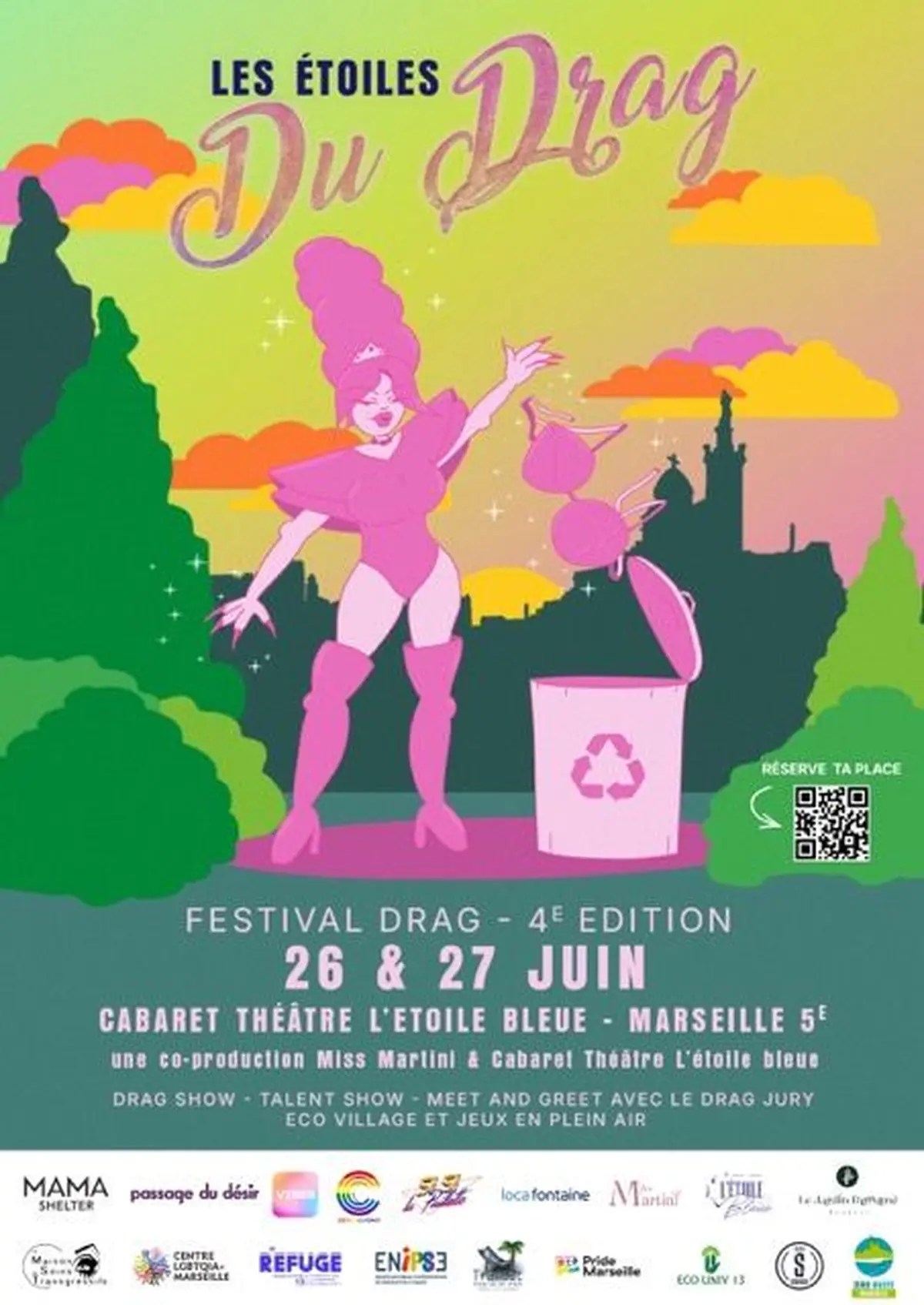 Les Étoiles du Drag 2026 : Le festival queer & éco-responsable à Marseille