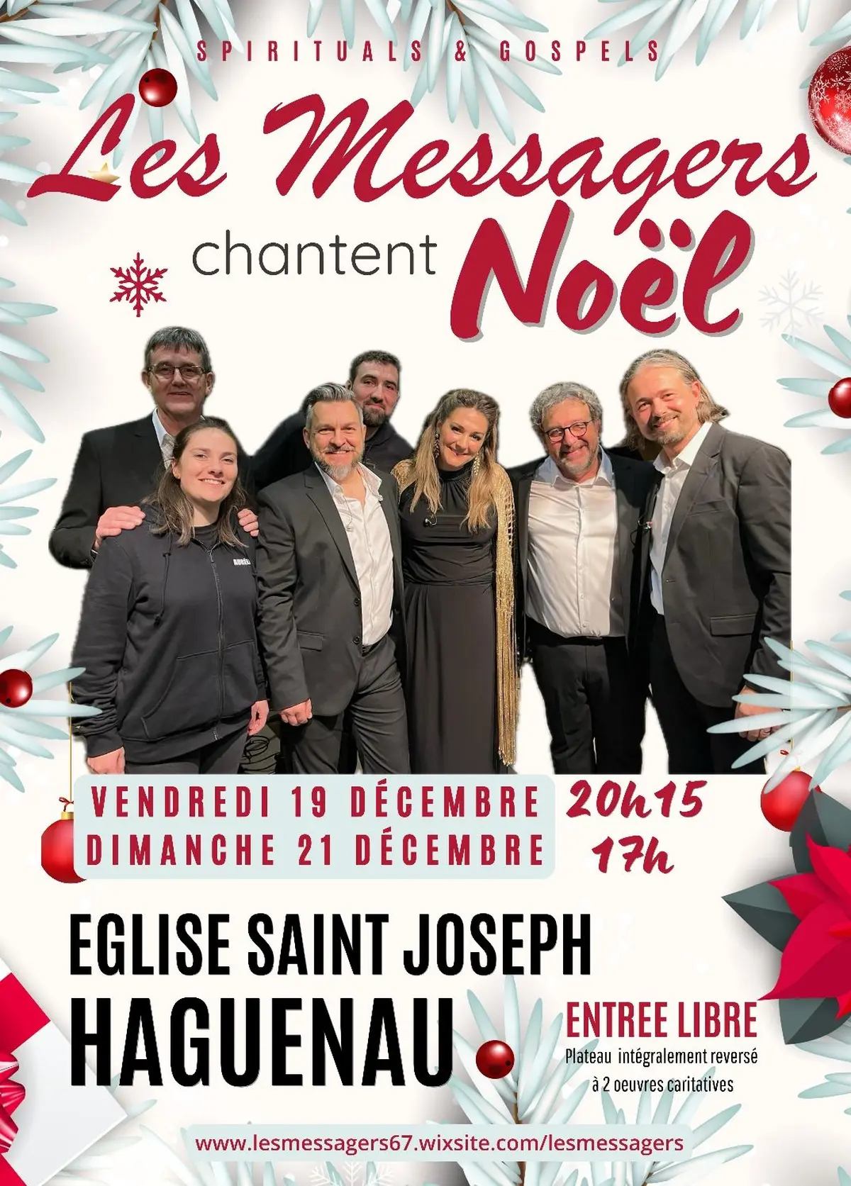 Concert de Noël avec Les Messagers