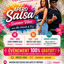 Apéro salsa 100% Gratuit à Paris Summer Vibes