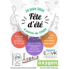 Fête d'été - 26 juin à partir de 19h - Fréland
