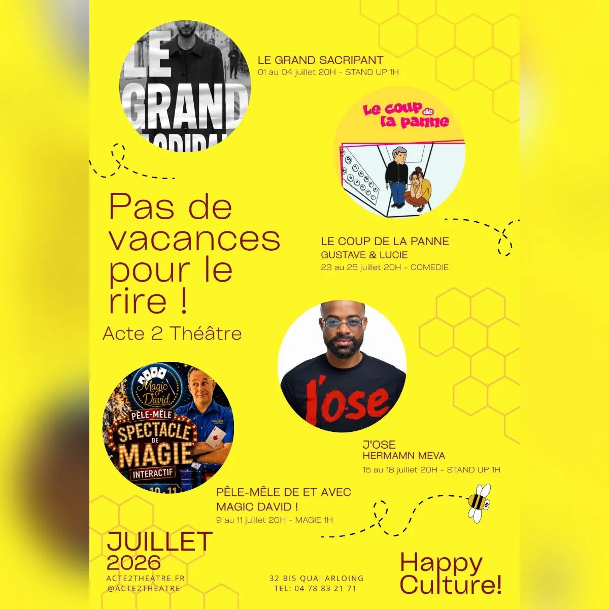 Humour  Stand up Comédie  Magie