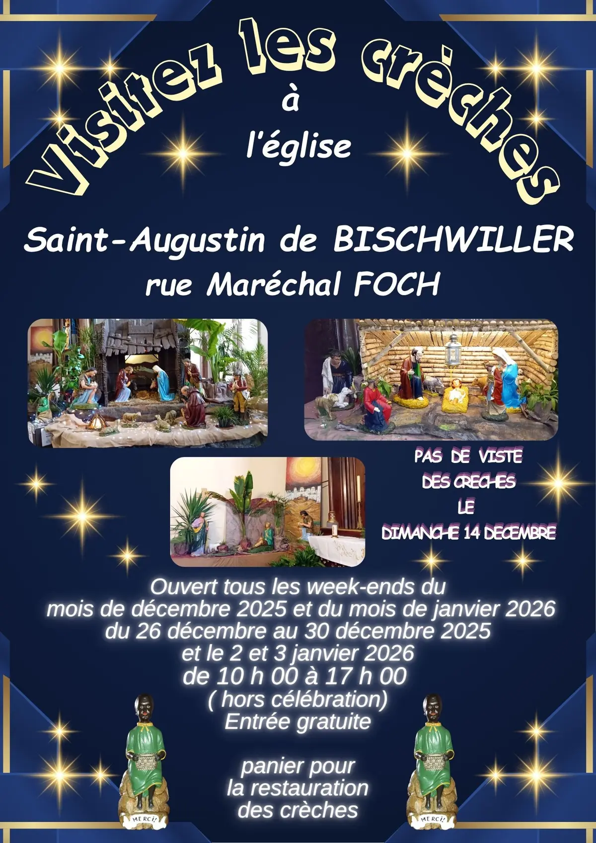Visite des crèches de notre église