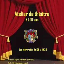 atelier théâtre pour les enfants de 6 à 10 ans
