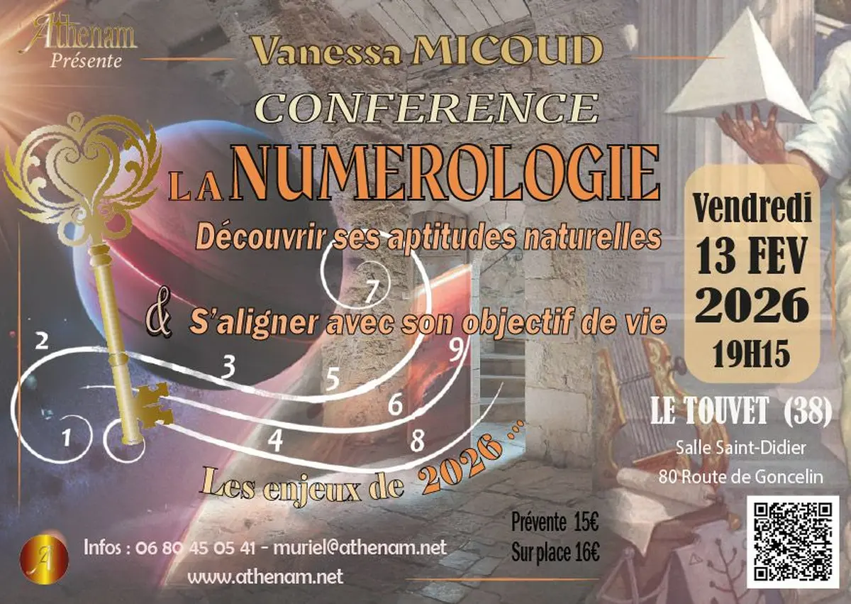 Conférence La Numérologie par Vanessa Micoud