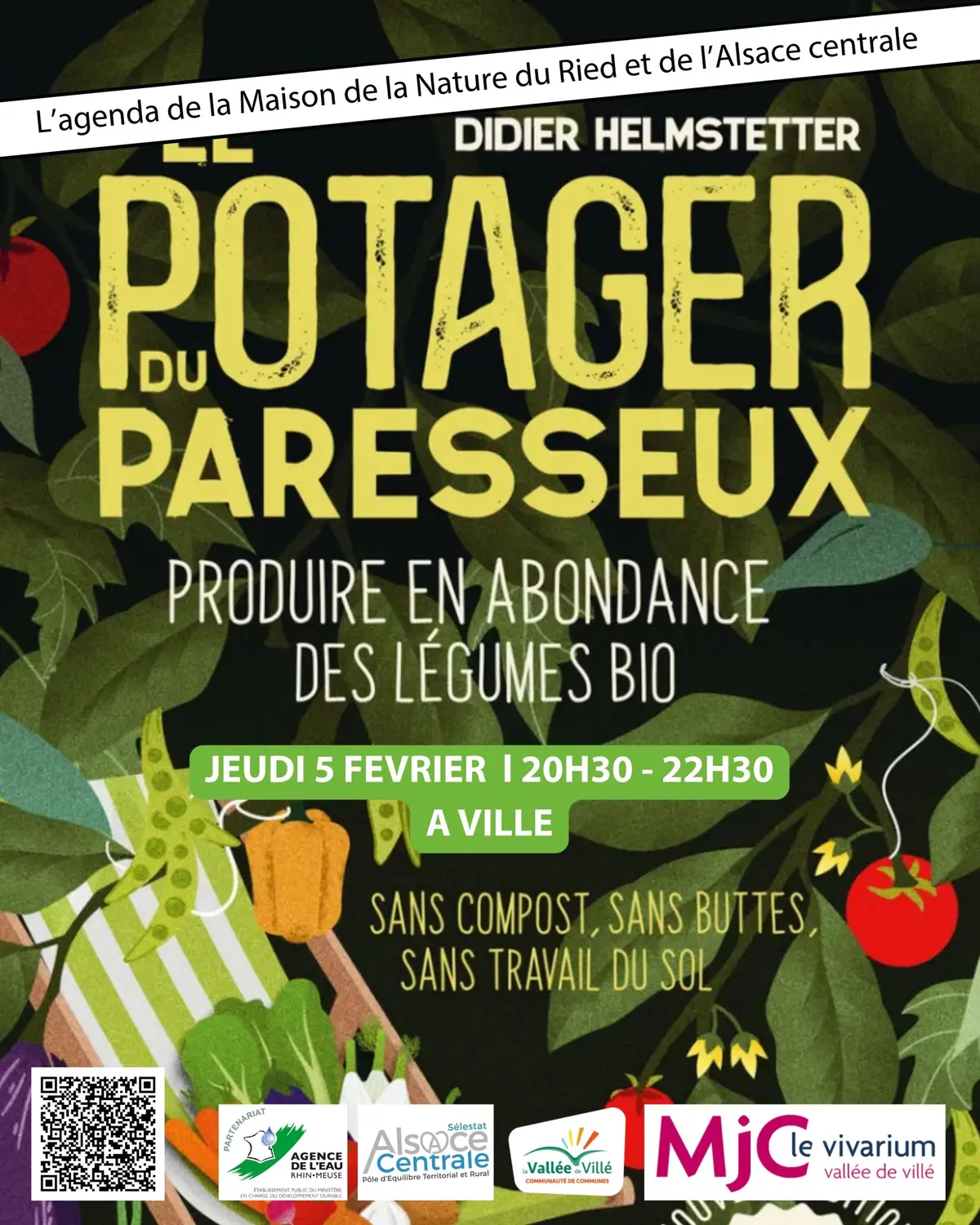 Conférence : le potager du paresseux