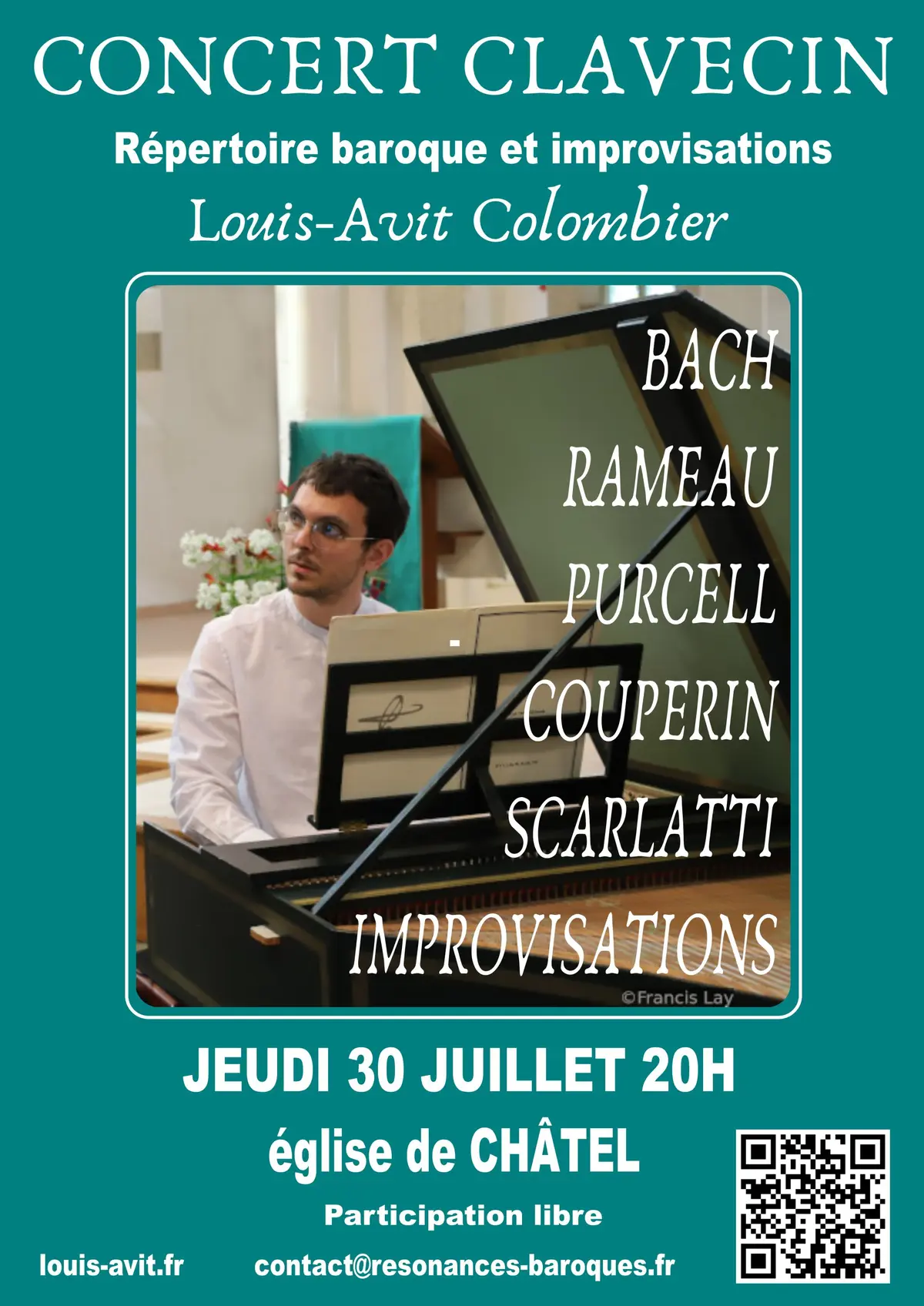 Voyage baroque pour clavecin
