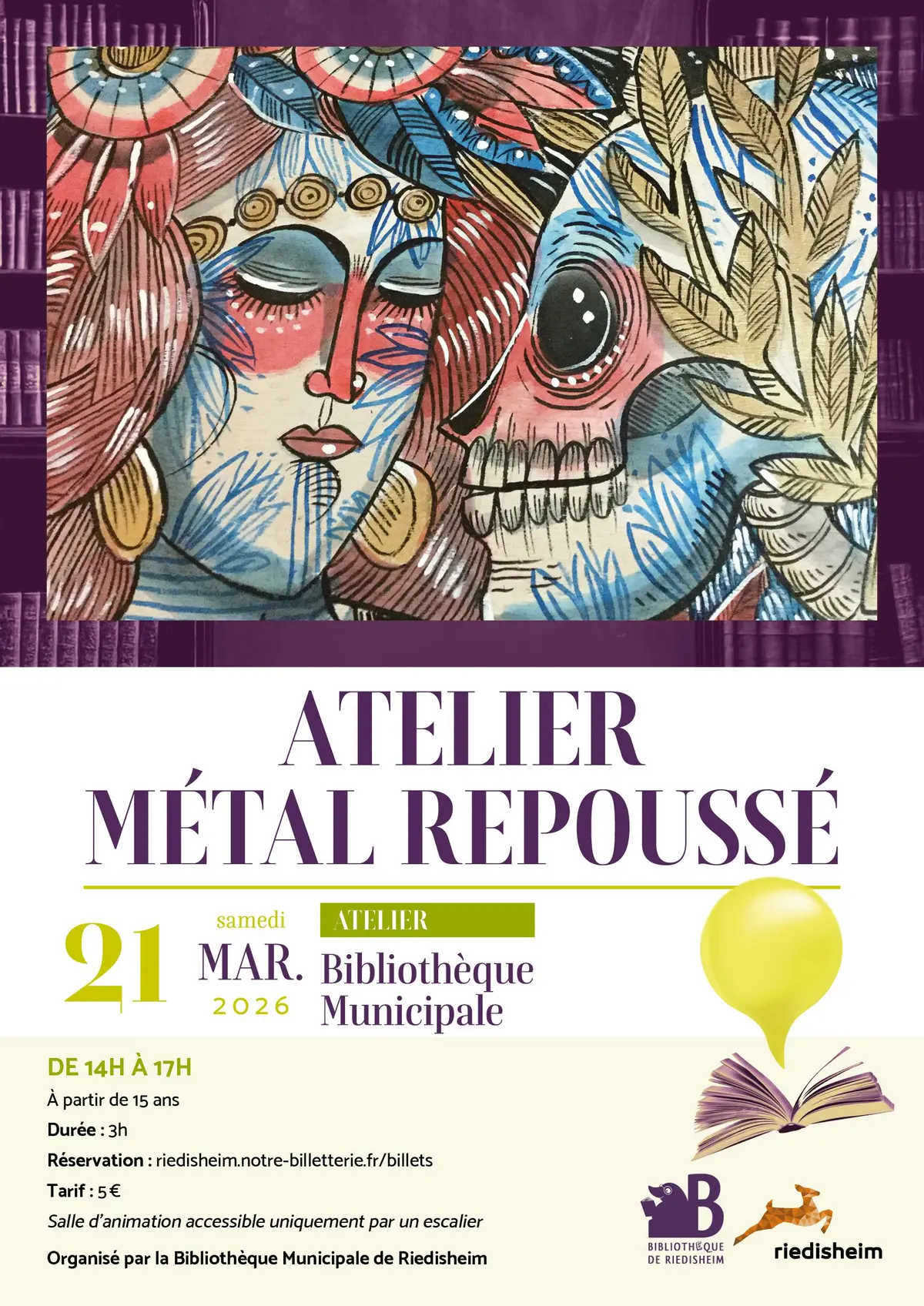 Atelier métal repoussé