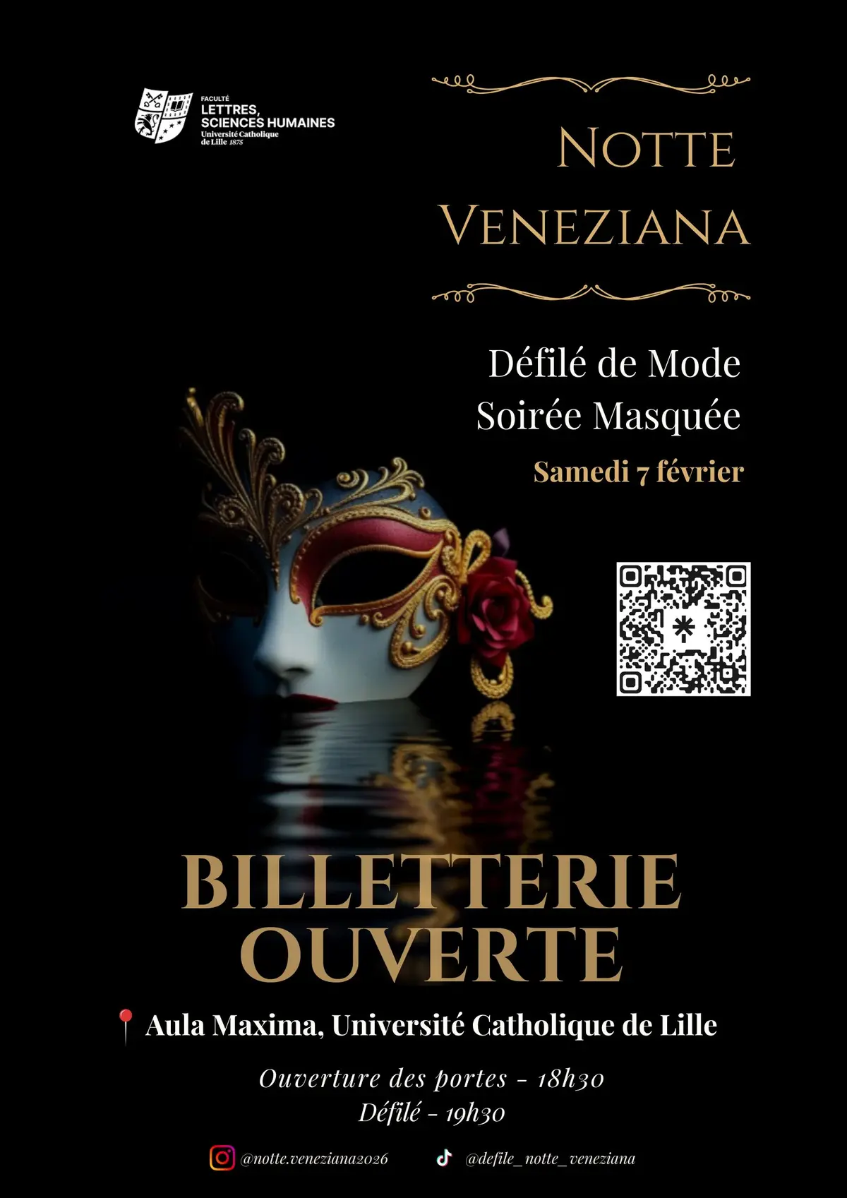 Défilé de mode et Gala Notte Veneziana
