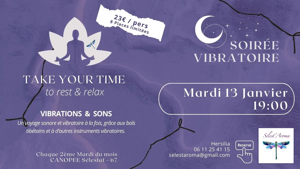 Soirée Vibratoire - voyage sonore & vibratoire aux bols tibétains