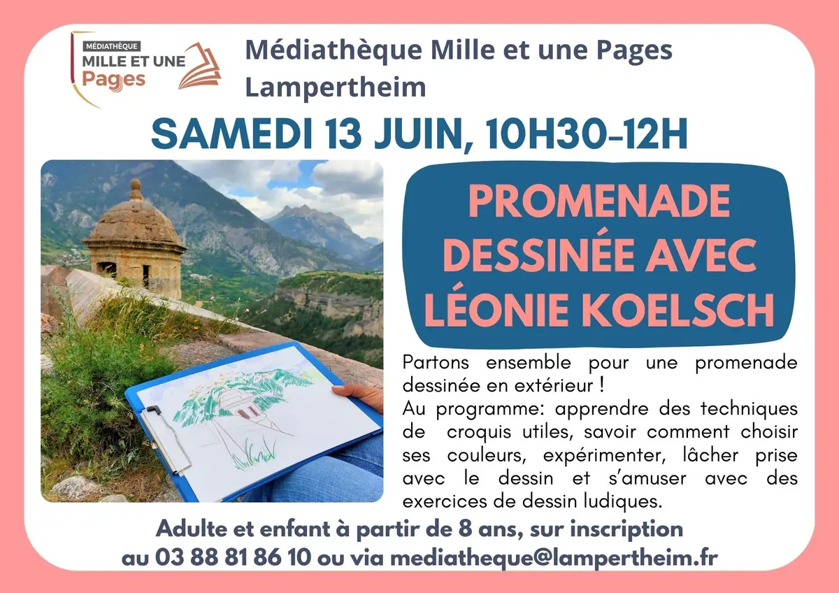 Promenade dessinée avec Léonie Koelsch