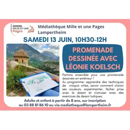 Promenade dessinée avec Léonie Koelsch