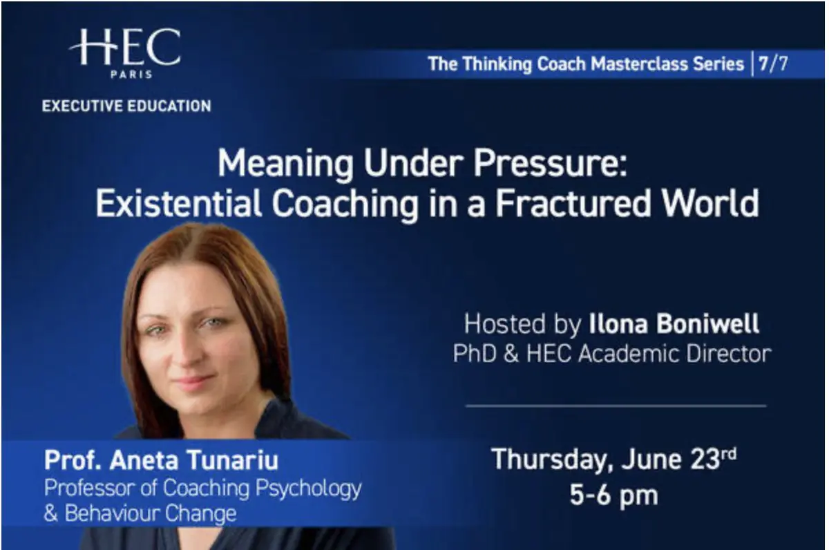 Le sens sous pression — avec la professeure Aneta Tunariu