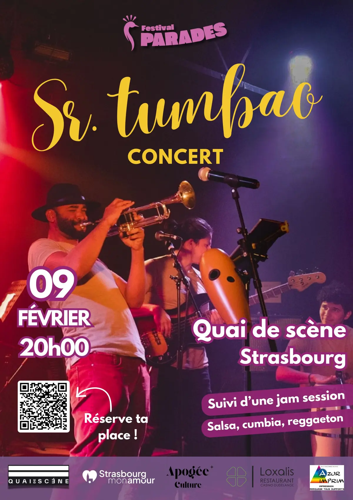 Concert salsa Sr Tumbao, suivi d'une jam-session
