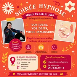 Soirée hypnose – Vos idées, vos défis, votre imagination