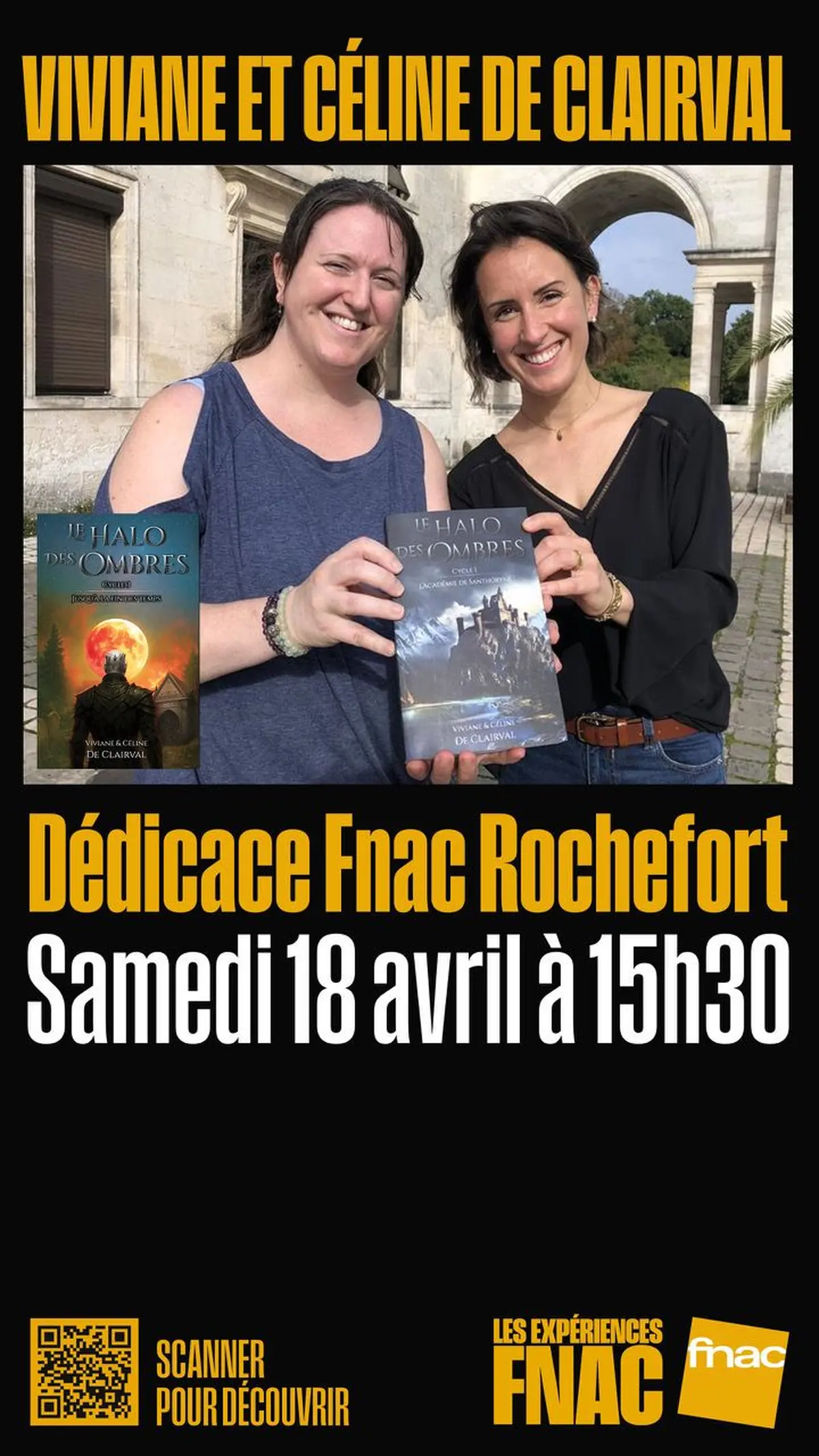 Céline et Viviane de Clairval en dédicace à la Fnac de Rochefort