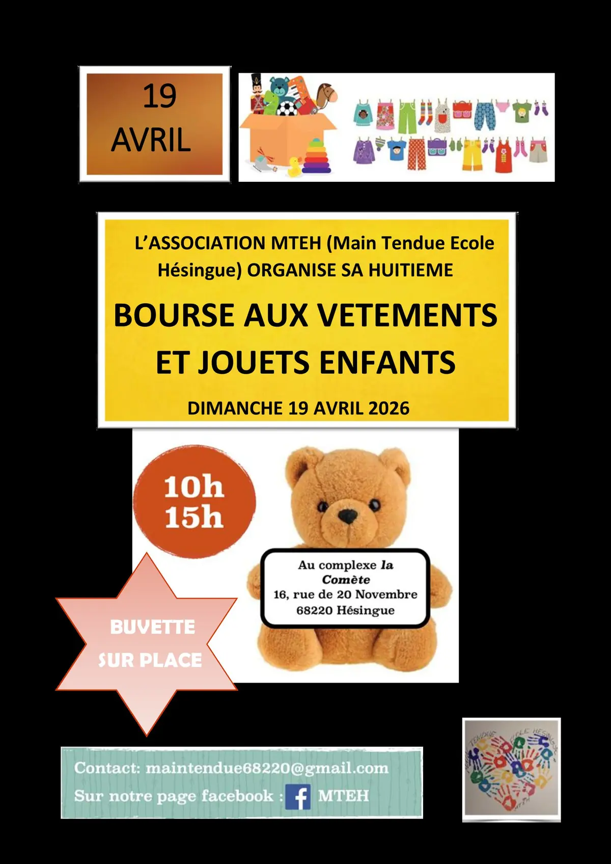 Bourse aux vêtements et jouets enfants