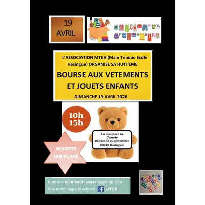 Bourse aux vêtements et jouets enfants