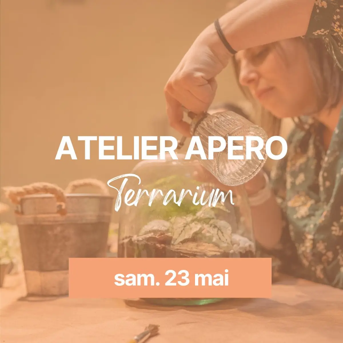 Atelier apéro terrarium