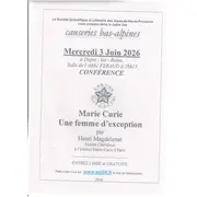 Marie Curie une femme d'exception
